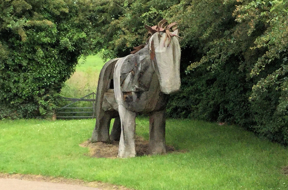Nantwich Towpath Sculpture photograph